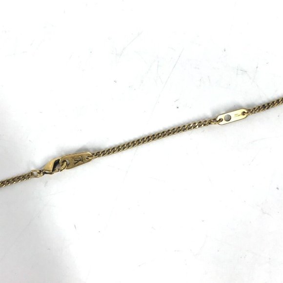 LOUIS VUITTON M68903 coral motif LV initial coral Accessories chain Necklace - Picture 15 of 16